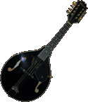 Washburn M1S Black Mandolin