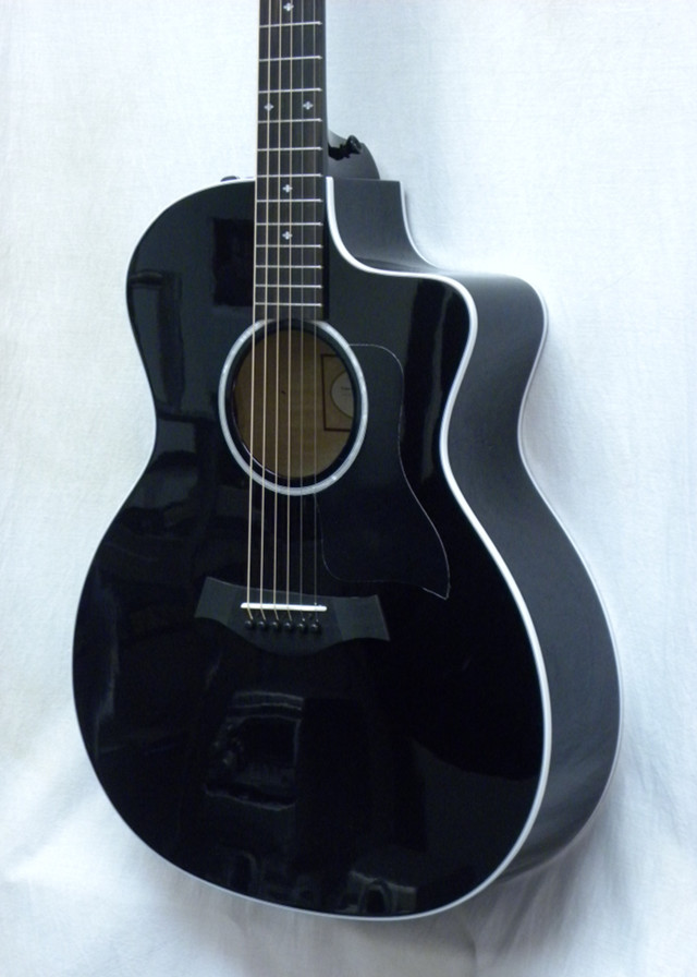 Steilberg String Instruments - Taylor 214ce DLX Gloss Black w/ HSC