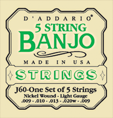 D'Addario Banjo Strings