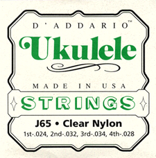 D'Addario J65 Soprano Uke Strings
