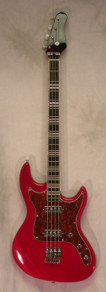 Hofner Galaxie Bass Candy Apple Red