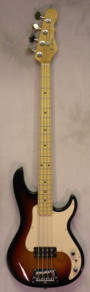 G and L Kiloton Bass 3 Tone Sunburst w/ HSC