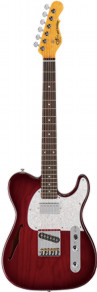 G and L Tribute ASAT Classic Bluesboy Semi-hollow Redburst