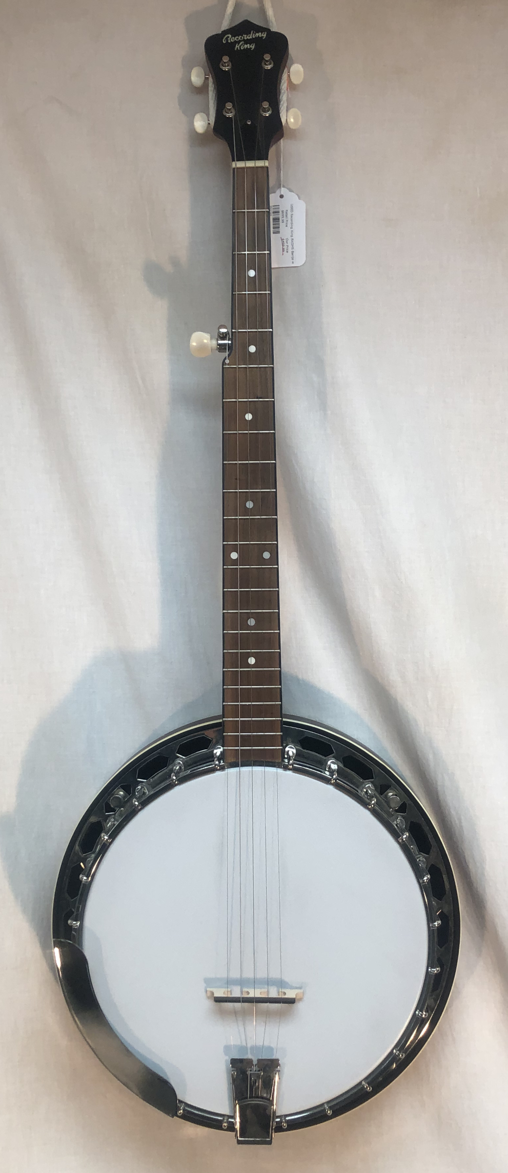 USED Recording King RKOH5 Banjo w/ HSC